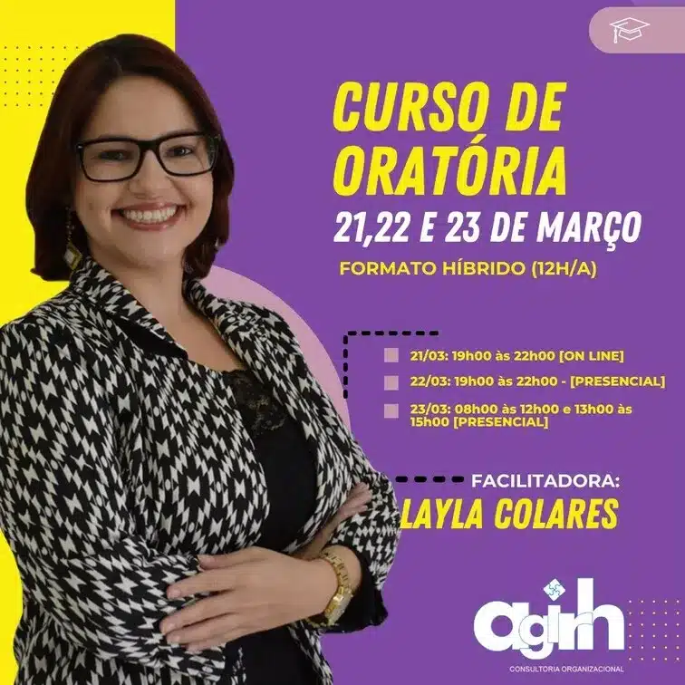 AGIRH - CURSO DE ORATÓRIA